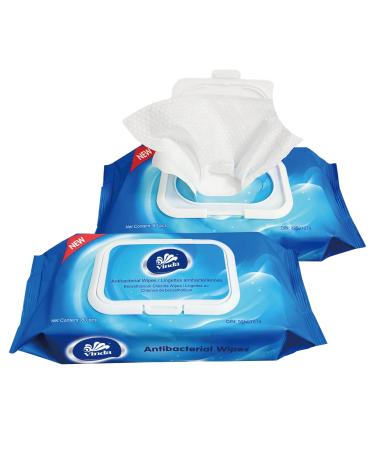 Vinda Antiseptic Wipes Hand Clean Wipes for Home Office Travel and Outdoor Use Hypoallergenic Wipes for Delicate and Sensitive Skin Clean Refreshing Scent (1 Pack)