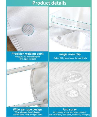20 x FFP3 Face Masks UK | Individually Packed | CE Certified | 5 Filtration Layers | 99% Filtration | Nose Clip | Ear Loops | Easily Breathable | Protection for Outdoor & Indoor | Used by Healthcare Professionals | Single Use | Particulate Respirator Safe - Buy Online on GoSupps.com