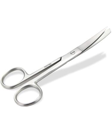 Turning scissors Huge selection 10.5-20 cm made of stainless special steel (10.5 cm cutting surface: curved / shape: pointed round) 10.5 cm cutting surface: curved / shape: pointed round