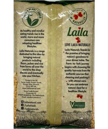 Laila Toor Dal Split Pigeon Peas Essential Dal Ingredient With High Protein And Fibre Suitable For Vegetarians 2Kg Pack Of 1 - Buy Online on GoSupps.com