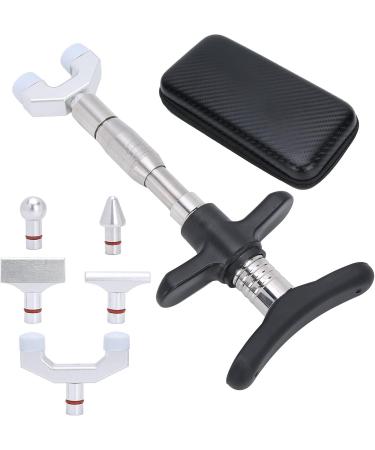 Chiropractic Adjustment Tool - 6 Head Manual Vertebral Massager for Scoliosis & Thorax Correction (Silver) - Buy Online on GoSupps.com