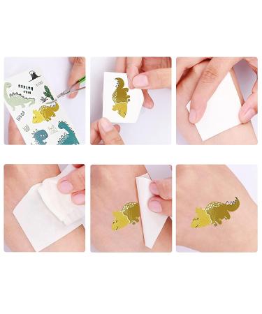 Luminous Dinosaur Temporary Tattoos for Kids - 160 Styles | Glow Dinosaur Decorations for Birthday Party | Boys and Girls 20 Sheets Dinosaur Tattoos Stickers - Buy Online on GoSupps.com