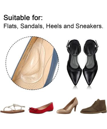 Dr. Foot Gel Arch Inserts - 3 Pairs for Flat Feet & Plantar Fasciitis Relief - Buy Online on GoSupps.com