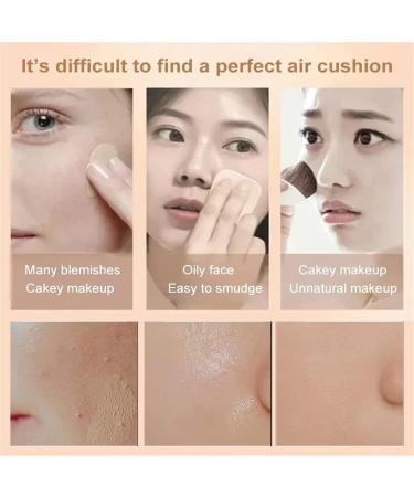 Water Bead Tricolor Latte Concealer Cushion MZV Bb Cream Waterproof Foundation Brightens Dull Skin (Natural White) - Buy Online on GoSupps.com