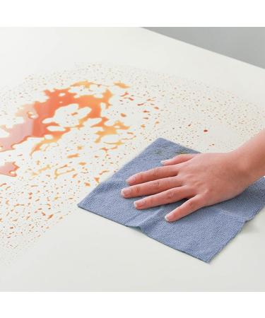 Crcyphne Reusable Cleaning Wipe Household Dish Rags Wash Paper Towel Replacement Blue - Buy Online on GoSupps.com
