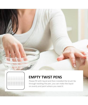 Uonlytech Acrylic Desk Organiser Cuticle Oil Pen Empty Nail Nutrition Pen Nail Nutrition Oil Applicator Empty Lip Makeup Pen Refillable Pen Empty Essential Oil Pens Cuticle Oil Pen Empty - Buy Online on GoSupps.com