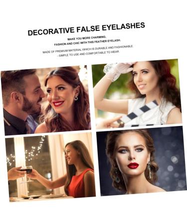 FRCOLOR 2 Pairs false eyelashes artificial eyelashes fluffy eyeslash halloween false eyelashes thick eyelashes false lashes full volume lashes extension Party Lashes spot 3d - Buy Online on GoSupps.com