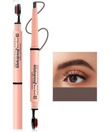 Crayon sourcils 2 en 1 avec pointe de rechange deux extr mit s pointe micro-percision remplit les sourcils aspect naturel ne n cessite pas d'aiguisage ne se d colore pas facilement. (B Taille unique b - Buy Online on GoSupps.com