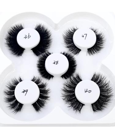 HBZGTLAD 25mm 3D Mink Lashes - Bulk Faux Natural False Eyelashes Pack | Wholesale Short Lashes for Stunning Look - Buy Online on GoSupps.com