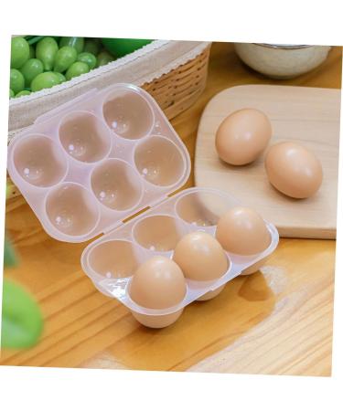 Zerodeko 2pcs Portable Egg Box Refrigerator Eggs Egg Organizer Egg Holder Travel Egg Tray Special Artifact - Buy Online on GoSupps.com