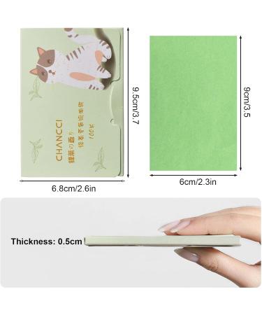 Rapidbok Blotting Paper - 200 Leaves Oil Control Sheets for Oily Skin Care | Green Face Oil Absorbing Towels - Buy Online on GoSupps.com
