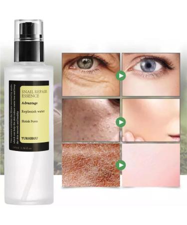 Snail Repairing Essence - Hydrating Skin Care Pore Shrinkage & Snail Mucin | 100ml International Shipping - Buy Online on GoSupps.com