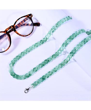 SBTRKT 5-Piece Acrylic Fiber Chain | Robust Non-Slip Waterproof Sunglasses Holder | Corrosion-Resistant & Small Design - 72cm Green - Buy Online on GoSupps.com