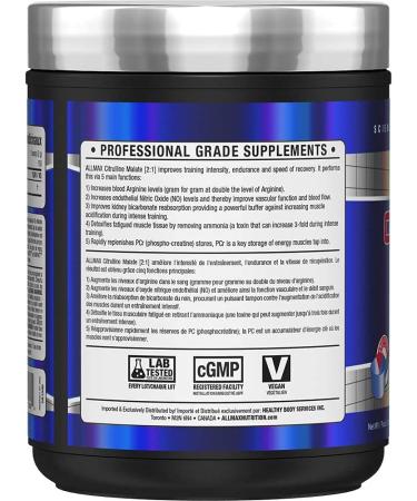 ALLMAX Essentials Citrulline Malate 2:1 - Vegan Endurance & Recovery Powder - 300g (150 Servings) - International Shipping Available - Buy Online on GoSupps.com
