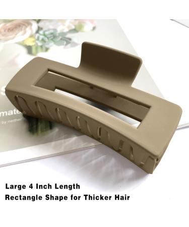 Venhay Hair Claw Clips 4 Inch Matte No Slip Jaw Clips for Thick Hair - 3 Pack - Buy Online on GoSupps.com