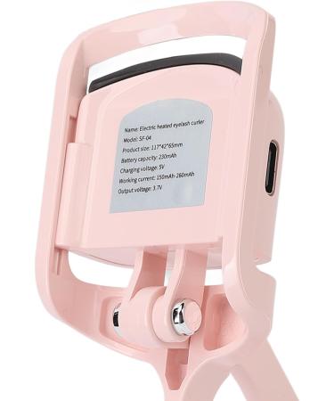 Qukaim Heated Lash Curler Heated Eyelash Curler Electric Mini Lash Curler with 3 Gears Temperature Control Portable USB Pink - Buy Online on GoSupps.com