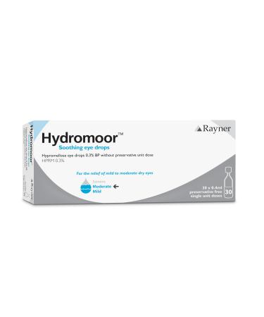 Hydromoor Soothing Eye Drops 30 x 0.4 Millilitre Unit Dose Vials