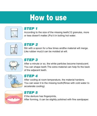 Miioto Dental Adhesive Set | Temporary Dental Repair Kit for Dentures & Tooth Modifications | 4 Pcs Dental Care Set - Buy Online on GoSupps.com