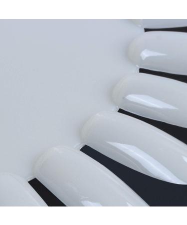 Jeenuuder 10 display Capsule false nail Tips acrylic Transparent varnish - Buy Online on GoSupps.com