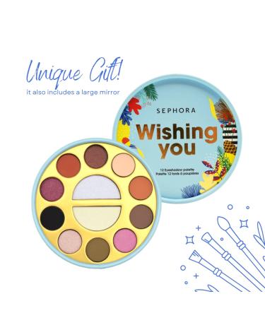 Buy SEPHORA Collection Wishing You 12 Pan Eyeshadow Palette - Pigmented Shades for Effortless Beauty | International Shipping Available - Buy Online on GoSupps.com