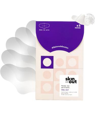 Skin & Out Lot Masque Exfoliant + Patchs Nez Anti-Pores Boutons & Points Noirs Exfoliation Chimique PHA & Acide Salicylique - Buy Online on GoSupps.com