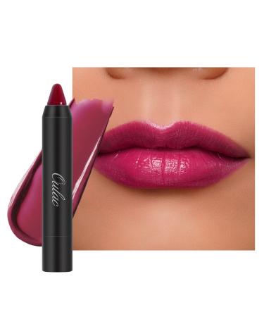 Oulac Magenta Lipstick - Moisturizing Lipstick Tinted Lip Balm for Dry Lips  Hydrating Creamy Lip Crayon & Blush - Lip Color and Cheeks Makeup | 2.48g  JUICY! (04)