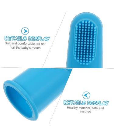 Beaupretty 4 Pack Silicone Finger Toothbrushes for Children - Gentle Toddler Mouth Brushes for Healthy Teeth - Buy Online on GoSupps.com