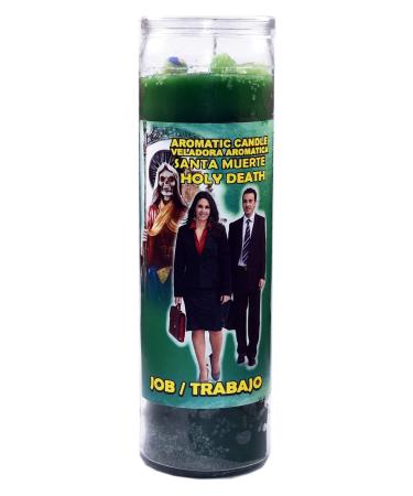 1 Piece Candles Cocktail HOLY Death Job- Santa Muerte Trabajo #49816