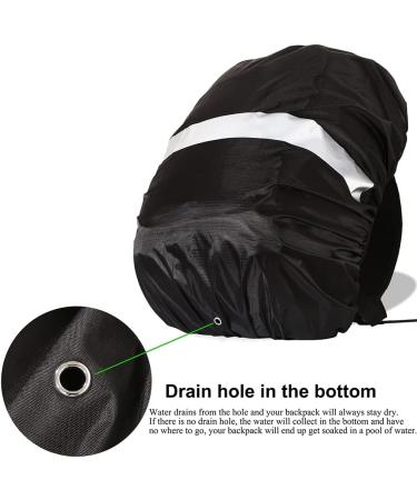 Evotopf Waterproof Backpack Rain Cover 45-60L Army Green - Reflective Strip, Drain Hole, Tear-Resistant - Ideal for Camping, Hiking, Traveling, Biking - Buy Online on GoSupps.com