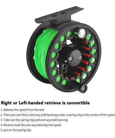 Lixada Large Arbor Fly Reel - 2+1BB CNC Milled Aluminum 85mm Coil Core - Lightweight & Durable for International Fishing - Buy Online on GoSupps.com