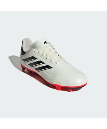 Buy adidas Unisex Kinder Copa Pure II Club Flexible Ground Boots - Size 31 EU - Ivory Core Black & Solar Red | International Shipping Available - Buy Online on GoSupps.com
