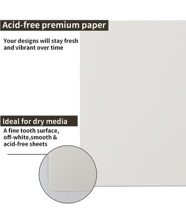 9x12 Top Spiral Bound Sketch Book - 100-Sheet Pack (68lb/100gsm) Acid-Free Art Paper for Drawing, Painting, Writing - Ideal for Kids, Adults, Beginners, Artists - Buy Online on GoSupps.com