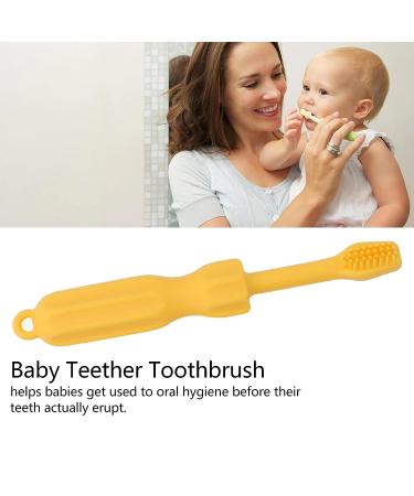 Baby Teething Toothbrush - Colorful Silicone Teether Toy for Toddlers - Buy Online on GoSupps.com