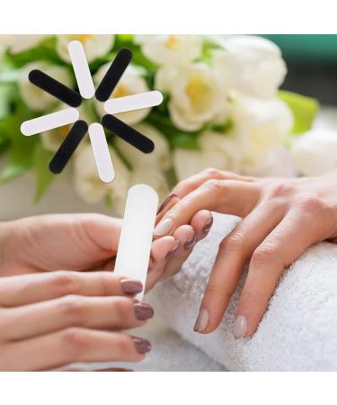 RosewineC 100pcs Nail Files - Double-Sided Disposable Professional Mini Nail Files for Girls - Black & White Wood Care - Buy Online on GoSupps.com