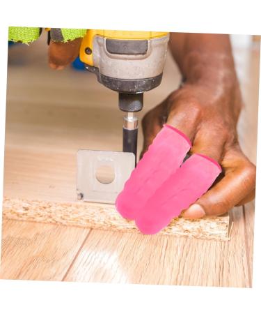 Buy SOLUSTRE 200pcs Finger Cots - Pink Finger Protectors & Fingertip Sleeves for Household Use | Durable Protection for Your Fingers - Buy Online on GoSupps.com