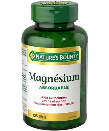 Nature's Bounty Magnesium 125 Liquid Softgels - Enhanced Absorption - Capsules - Buy Online on GoSupps.com