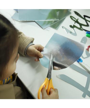 Silver Metallic Paper Sheets - 60 Pack Silver Foil Mirror Cardstock - 8.5 x 11 Size - Ideal for Weddings, Birthdays, Cardmaking & Crafts - Buy Online on GoSupps.com