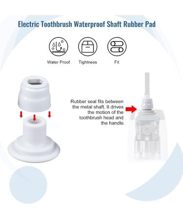 Rubber Seal Replacement for Philips Sonicare Electric Toothbrush Head - Waterproof Parts for Hx9340 Hx9350 Hx6930 Hx6950 Hx6530 Hx6710 Hx6730 Hx9140 Hx9160 - 1 Set - Buy Online on GoSupps.com