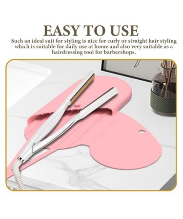 NOLITOY Silicone Hair Straightener Bag | Non-Slip Travel Cover & Storage Pouch for Curling Irons & Flat Irons | Portable & Durable Salon Accessory - Buy Online on GoSupps.com