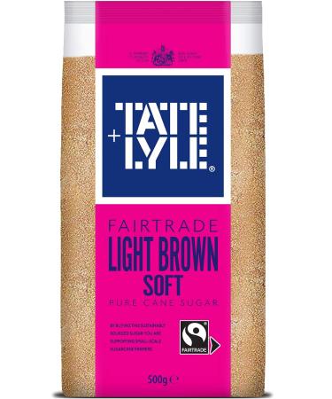 Tate & Lyle's Fairtrade Soft Brown Cane Sugar 500g