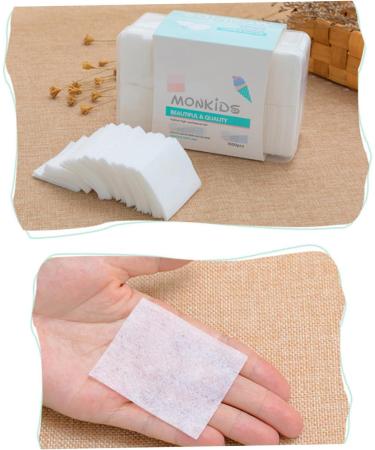 Balacoo 1000pcs Thin Cotton Pads for Nail Polish & Makeup Removal | Premium Cosmetic Cotton Remover - Buy Online on GoSupps.com