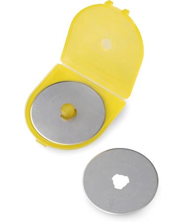 OLFA RB45-2 45mm Tungsten Steel Rotary Cutter Replacement Blades - 2 Pack for Crafts, Sewing, Quilting, Scrapbooking - Buy Online on GoSupps.com
