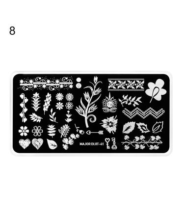 Premium Nail Art Templates for Women - Halloween & Christmas Designs | Stainless Steel Manicure Plates - Buy Online on GoSupps.com
