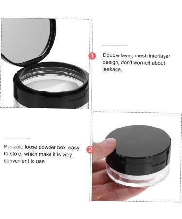 PACKOVE Cosmetic Travel Containers Makeup Containers Pillow Foundation Puff Loose Powder Puff Loose Powder Compact Makeup Powder Puff Packaging Makeup Setting Powder Size 1 Black - Buy Online on GoSupps.com