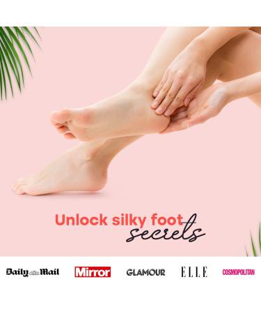 Exfoliating Foot Peel Mask by Bright Nour | For Men and Women | Natural Ingredients | Softens Cracked Heels, Dry Skin & Calluses | Spa Care at Home - Buy Online on GoSupps.com