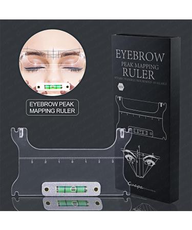 Professional Eyebrow Measuring Tool Kit | Microblading Ruler & Leveler for Precise Eyebrow Mapping | Brow Peak Ruler #4 - Buy Online on GoSupps.com