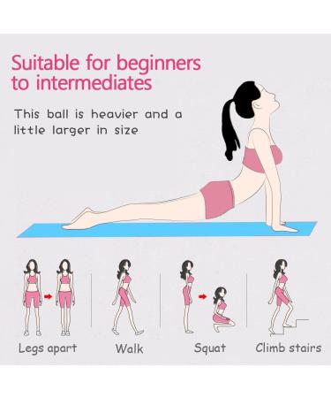 Pelvic Floor Muscle Weights - Strengthen Bladder Control | Beginner to Intermediate | 83g Pink Ball - Buy Online on GoSupps.com