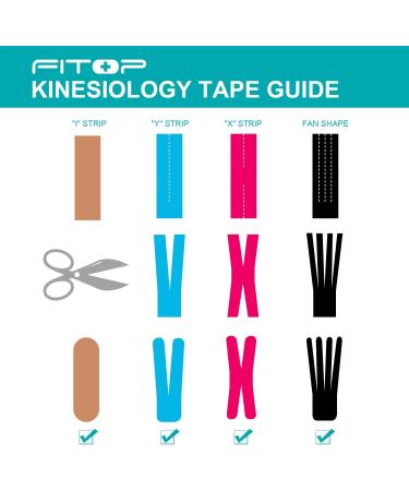 Pink Athletic Tape Kinesiology Sports Tape for Injury Provides Stability to Muscle and Joint Promotes Recovery and Support - Buy Online on GoSupps.com
