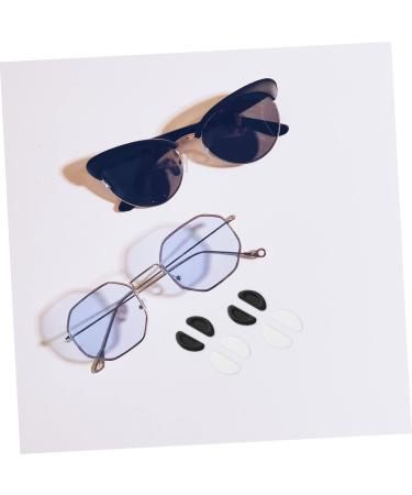 Lurrose Silicone Glasses Nose Pads - 60 Pairs of Universal Sunglass & Eyeglass Accessories - Black & White - Comfort & Secure Fit for All Frames - Buy Online on GoSupps.com