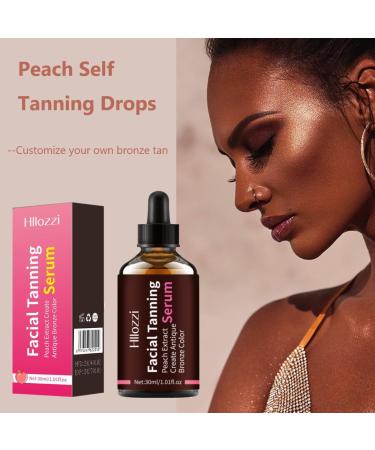 KARLOR Face Tanning Serum with Peach Extract Self-Tanning Concentrate Face Serum for a Naturally Tanned Complexion Facial Tanning Serum Face Care Tanning Intensity 30 ml - Buy Online on GoSupps.com
